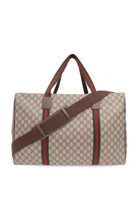 gucci holdall brown